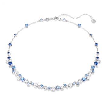 Collier Swarovski Constella tailles variées bleu