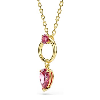 Collier Swarovski Mesmera doré rouge