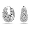 Boucles d'oreilles créoles Swarovski Sublima - vue V1