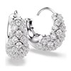 Boucles d'oreilles créoles Swarovski Sublima - vue V4