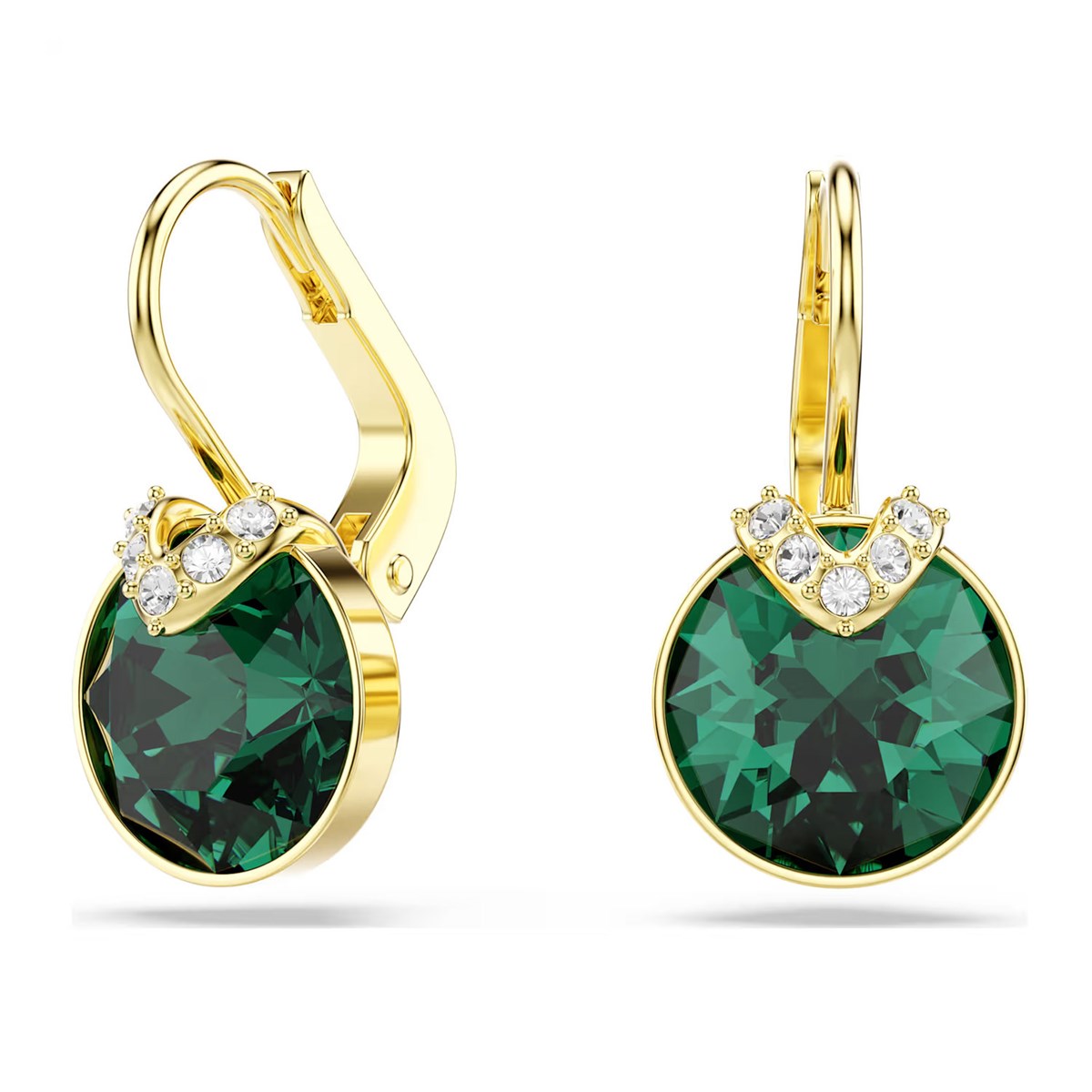 Boucles d'oreilles Swarovski Bella V vertes