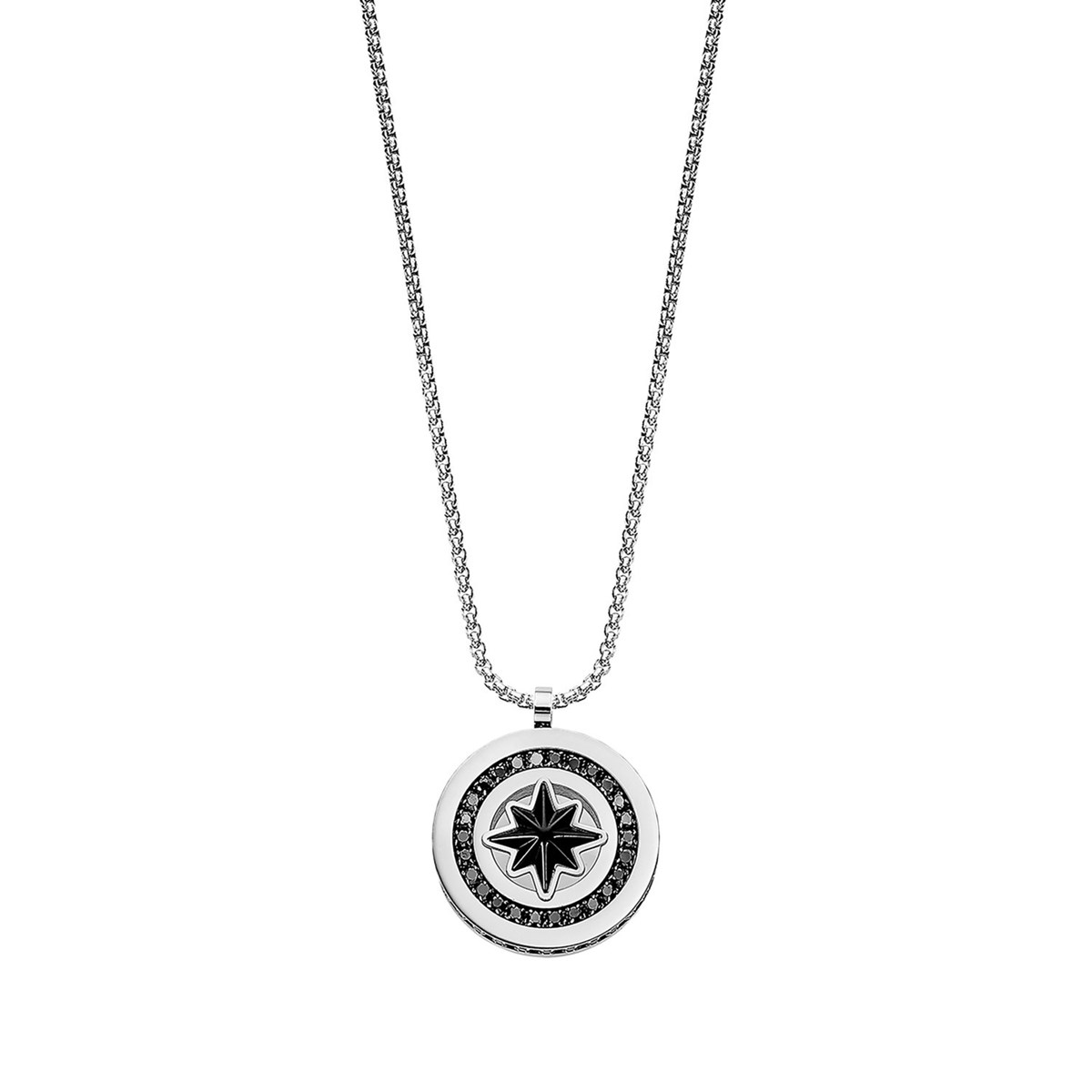 COLLIER FANTAISIE LOTUS STYLE MEN IN BLACK
pendentif rose des vents