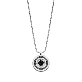 COLLIER FANTAISIE LOTUS STYLE MEN IN BLACK
pendentif rose des vents
