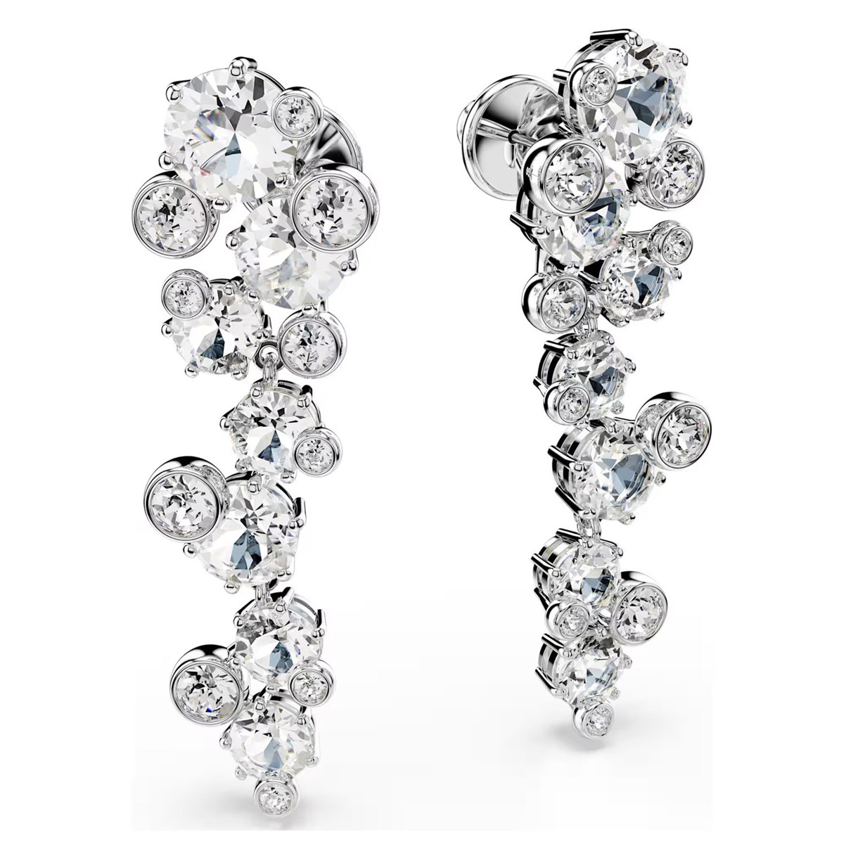 Boucles d'oreilles Swarovski Constella longues - vue 4