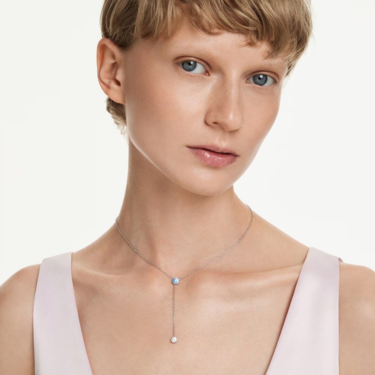 Swarovski Stilla Attract Y necklace - view 2