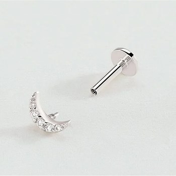 Piercing Agatha Paloma argent Lune