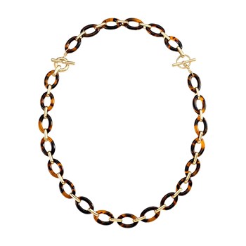 Collier Agatha Aria motifs écailles de tortue