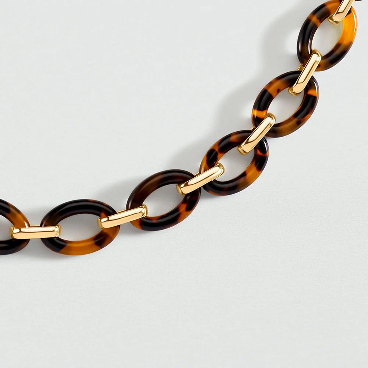 Collier Agatha Aria motifs écailles de tortue - vue 3
