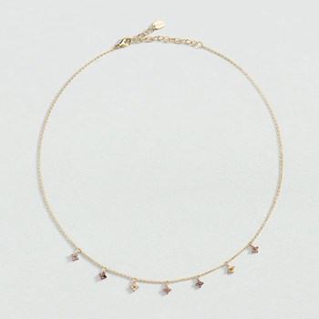 Collier Agatha Beloved pampilles roses