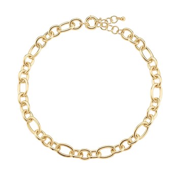 Collier Agatha Lea laiton doré chaîne épaisse