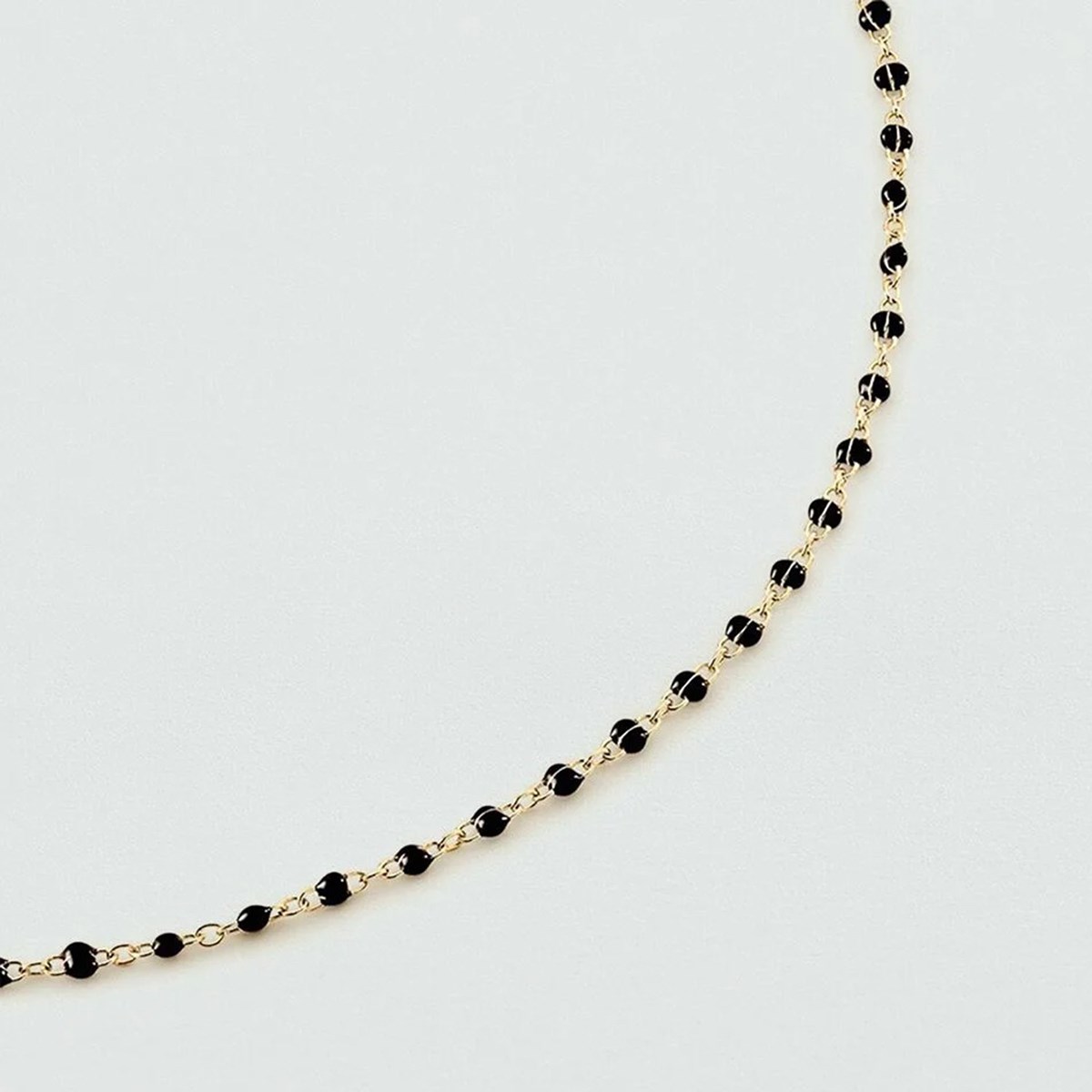Collier Agatha Smarty doré et noir - vue 3