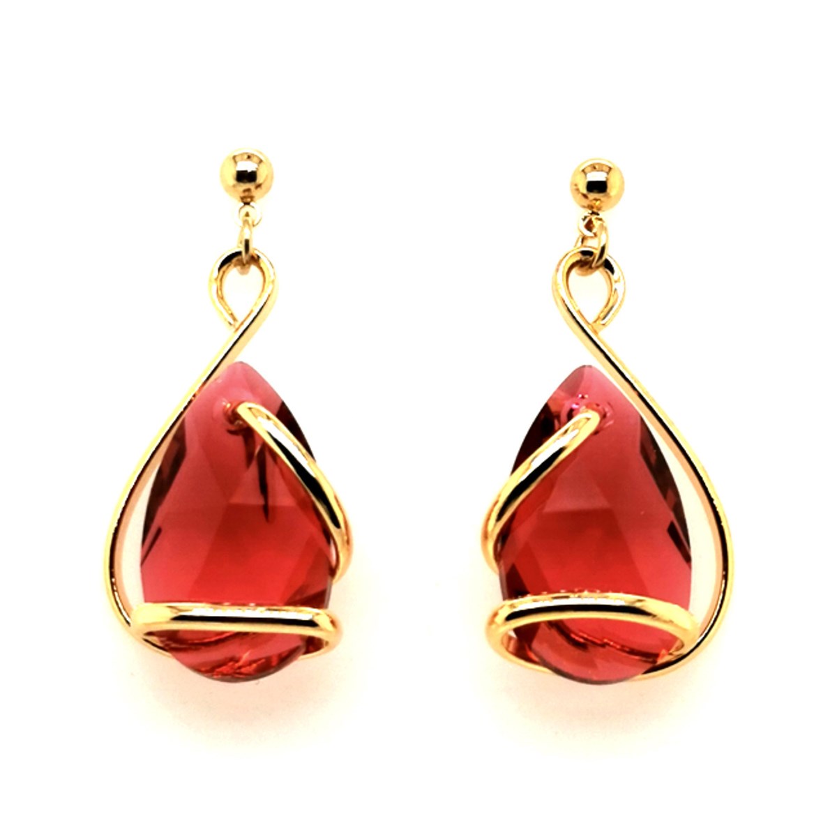 Boucles d'oreilles Andrea Marazzini mini drop
doré/red