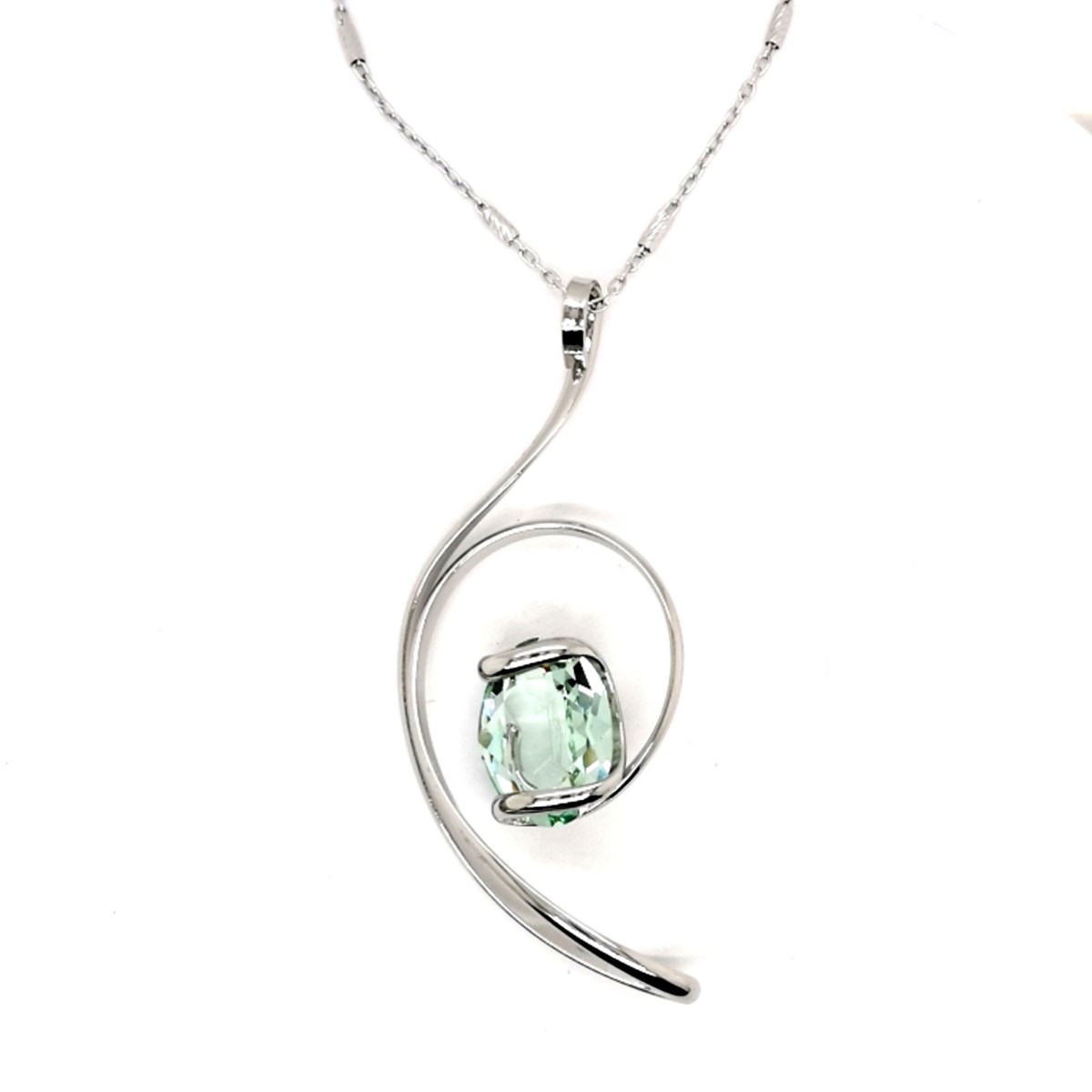 Andrea Mrazzini Ovaal peridot collier