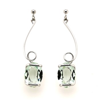 Boucles d'oreilles Andrea Marazzini Ovale peridot