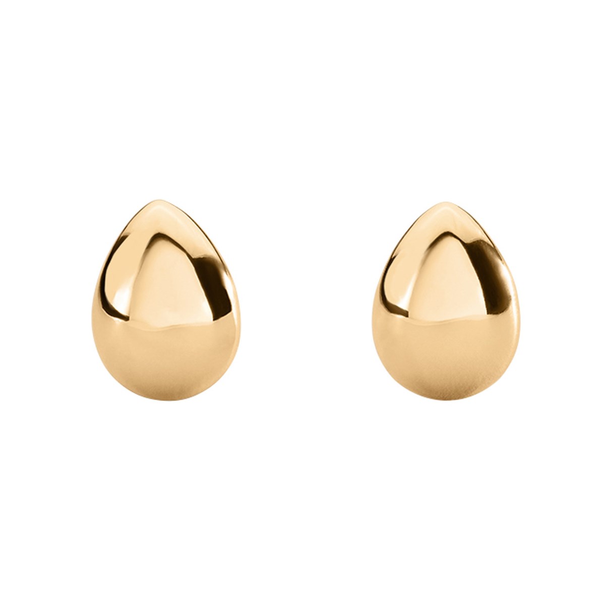 Boucles d'oreilles Agatha Turenne en goutte
à clip dorées