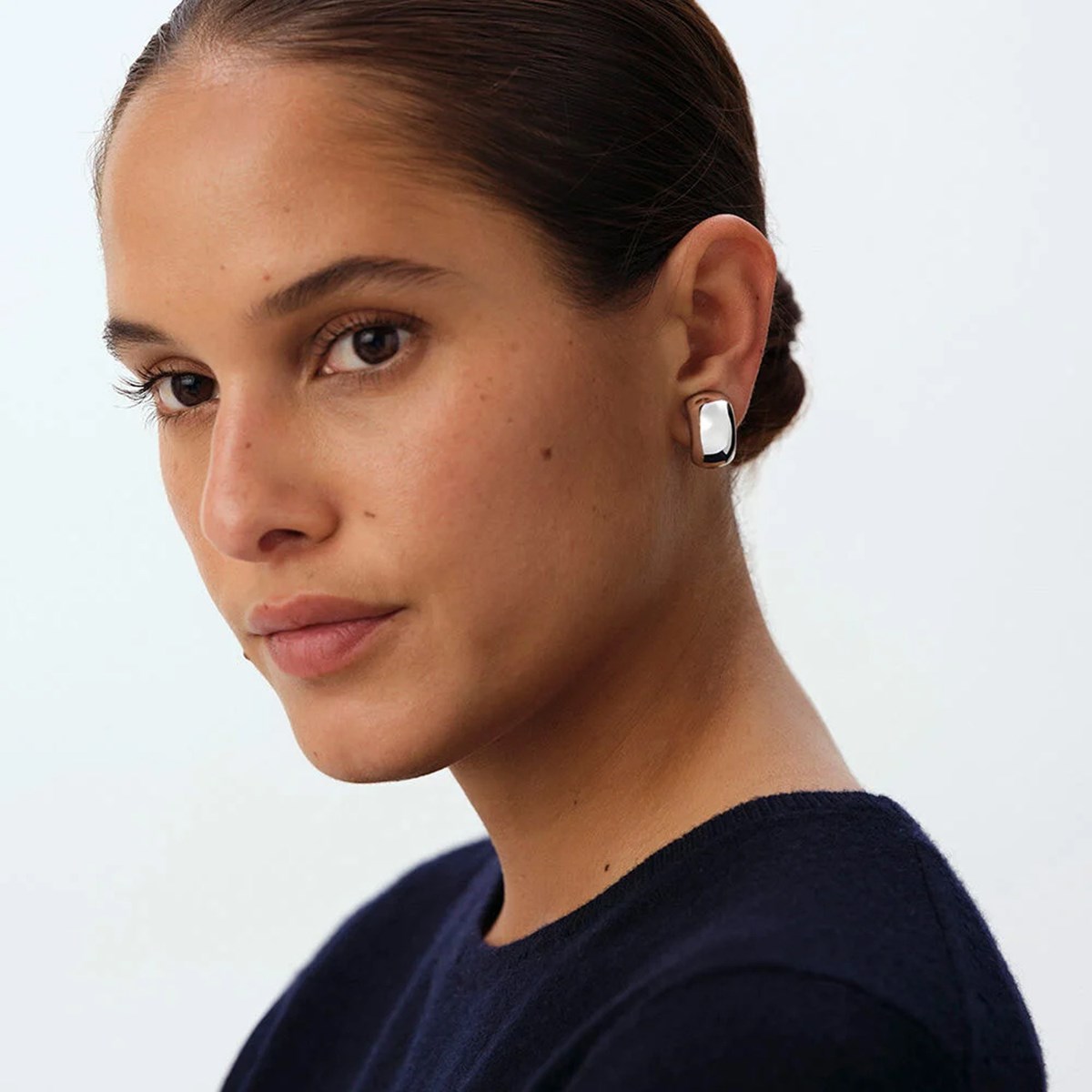 Boucles d'oreilles Agatha Turenne créoles à clip - vue 2