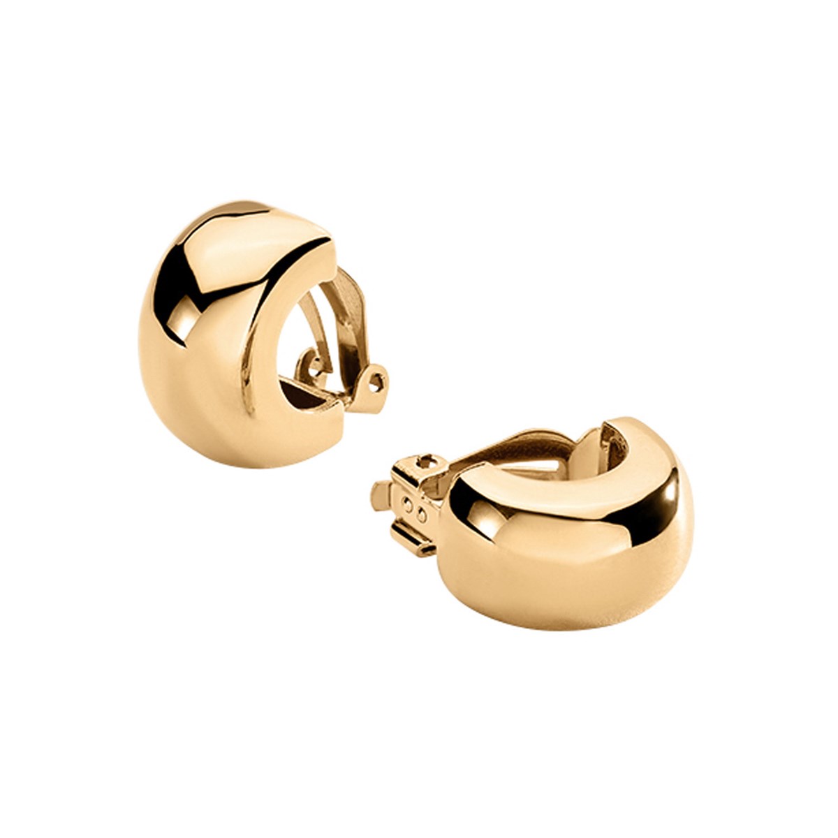 Boucles d'oreilles Agatha Turenne créoles à clip
dorées