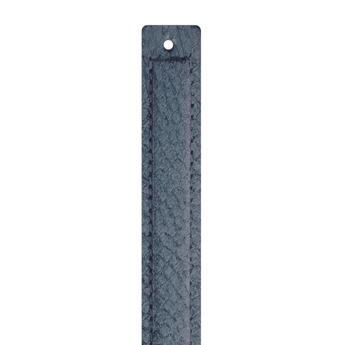 Cuir Les Georgettes Twist écailles pétrole 14mm