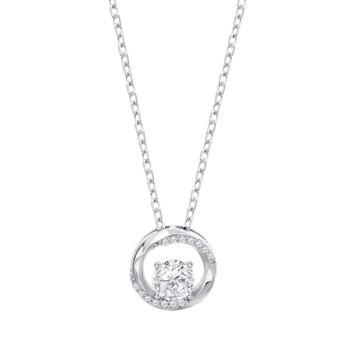 Collier Lotus Silver argent