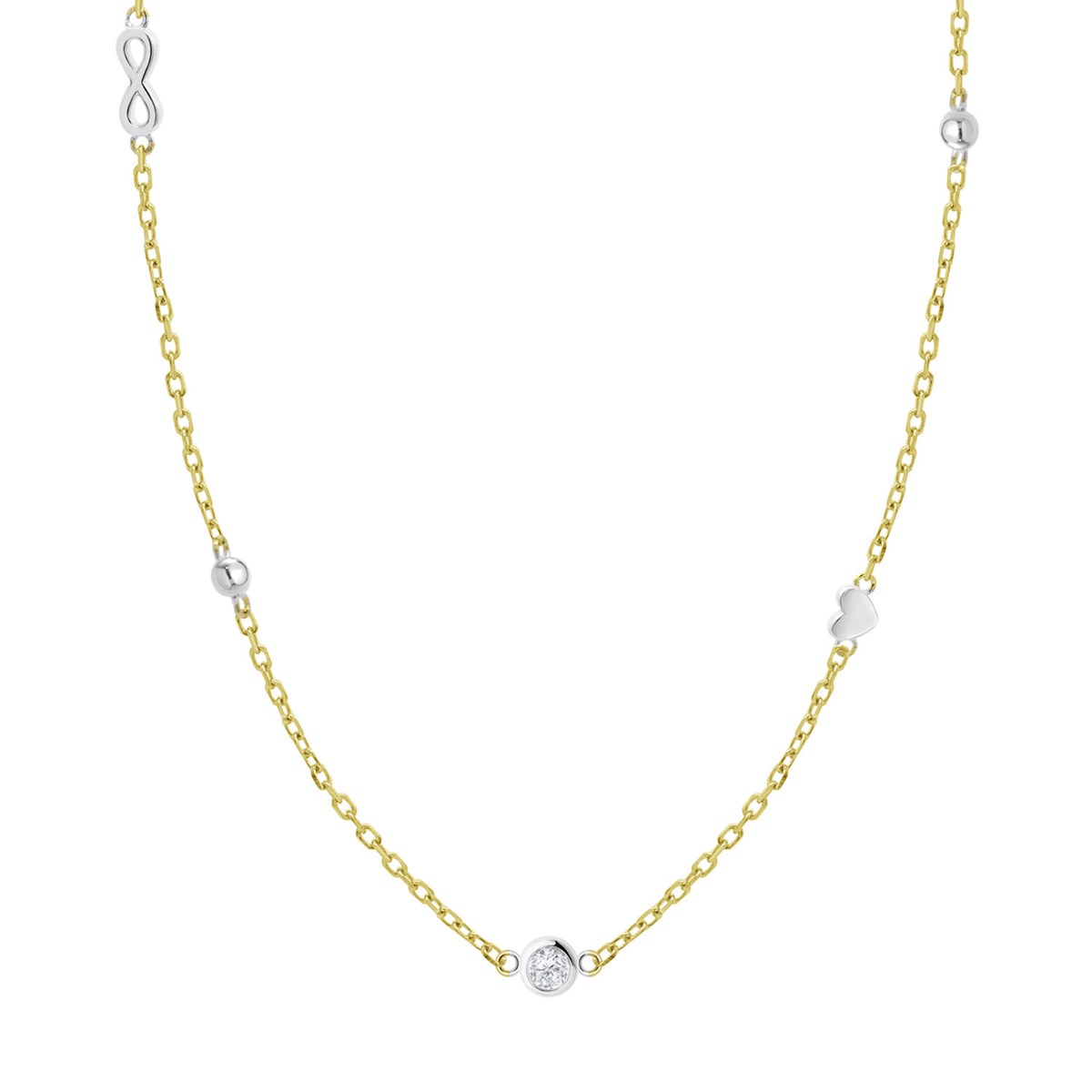 Collier Lotus Silver argent et doré symboles