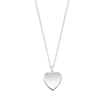 Collier Lotus Silver argent coeur