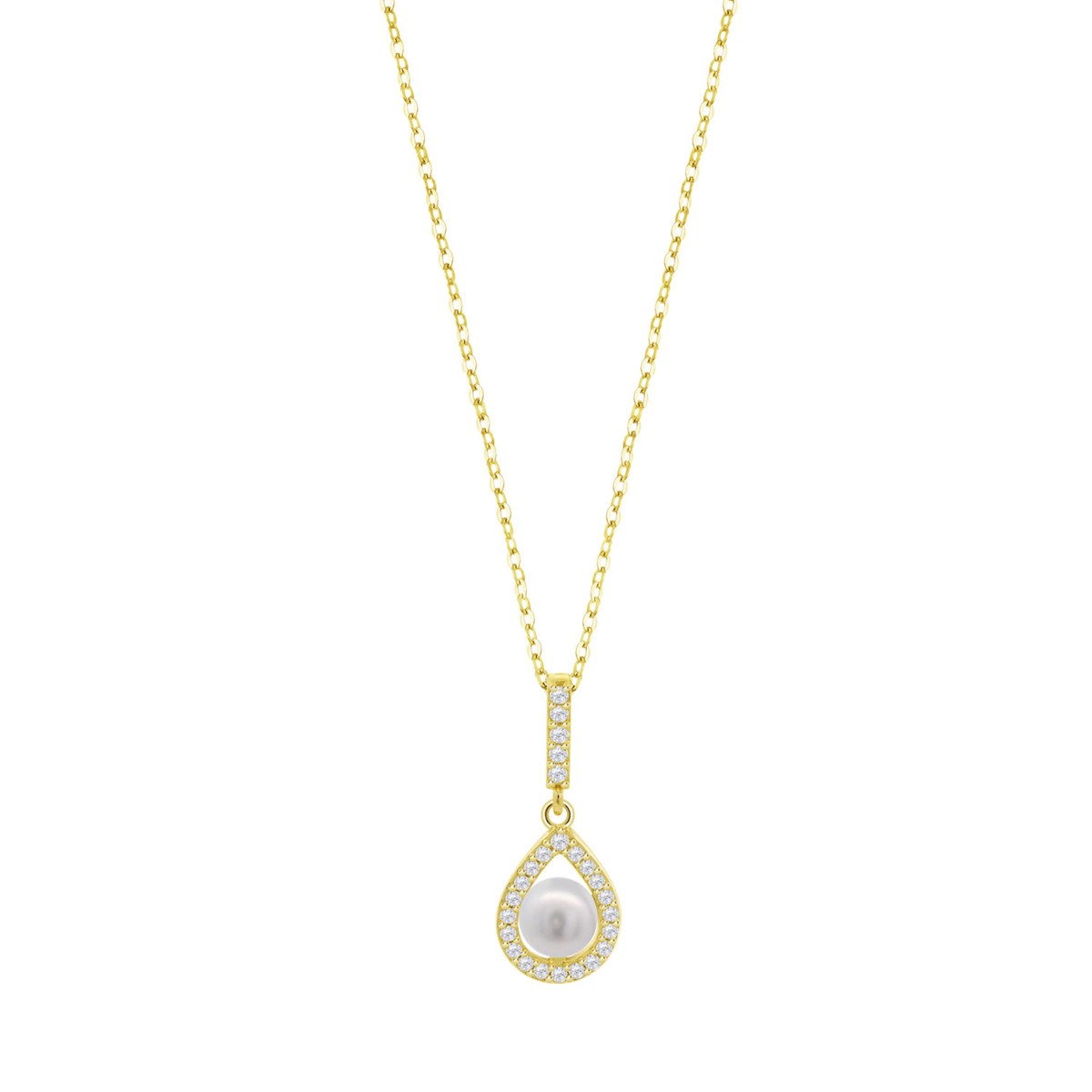 Collier Lotus Silver argent doré perle