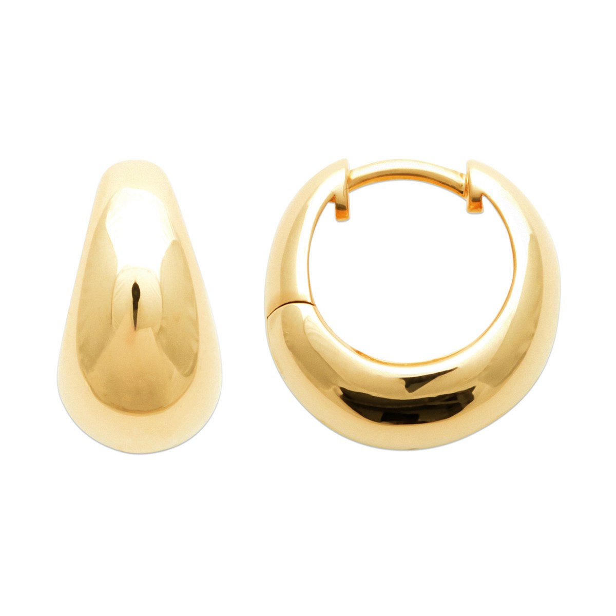 Vergulde Brillaxis oorbellen 750 3MC
11mm - zicht 3