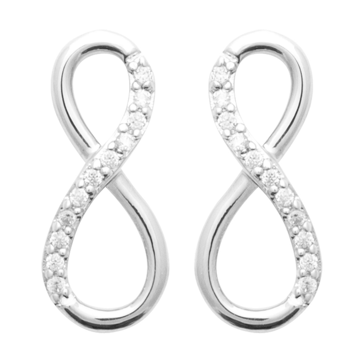 Boucles d'oreilles Brillaxis argent rhodié OZ
Infini