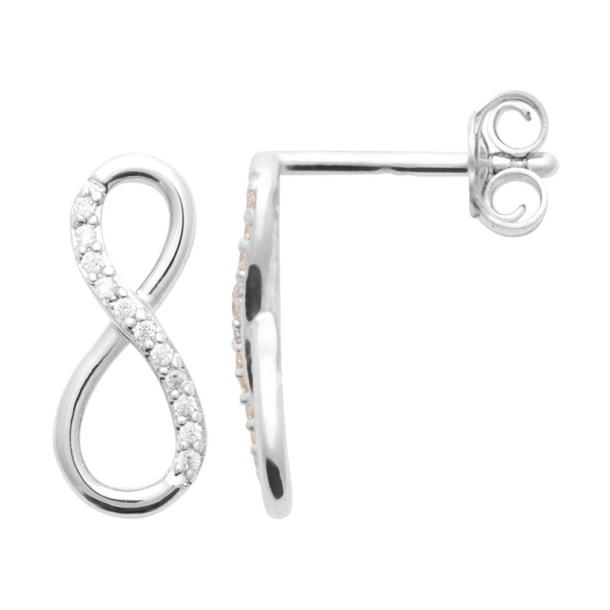 Boucles d'oreilles Brillaxis argent rhodié OZ
Infini - vue 3