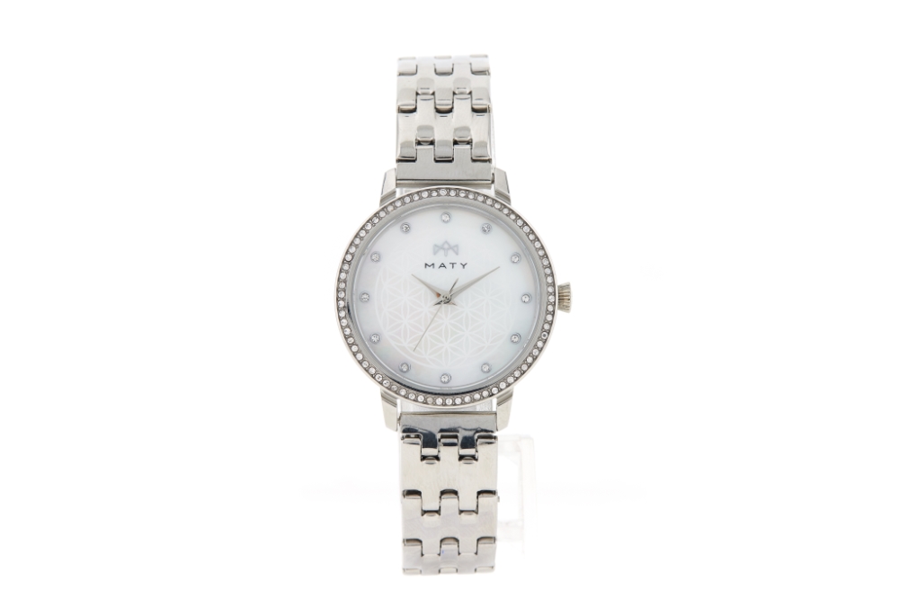 Montre MATY femme bracelet acier inoxydable - vue 360