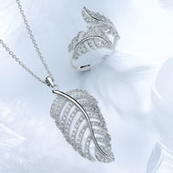 Parure argent zirconia