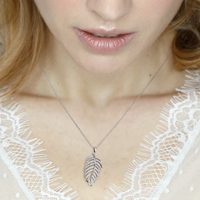 Parure argent zirconia - vue VD2