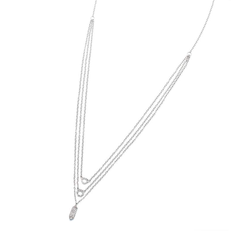 Parure 2 pièces argent 925 zirconia - vue D2
