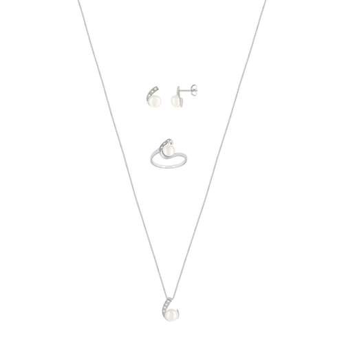 Parure argent 925 perle