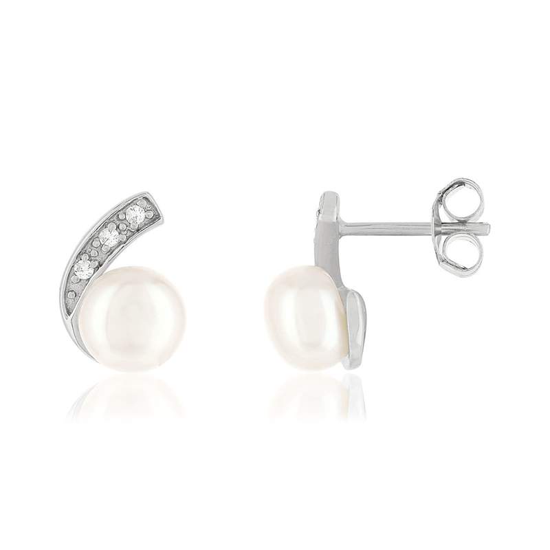 Parure argent 925 perle - vue D2