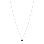 Parure argent 925 zirconia bleu et blanc - vue D2