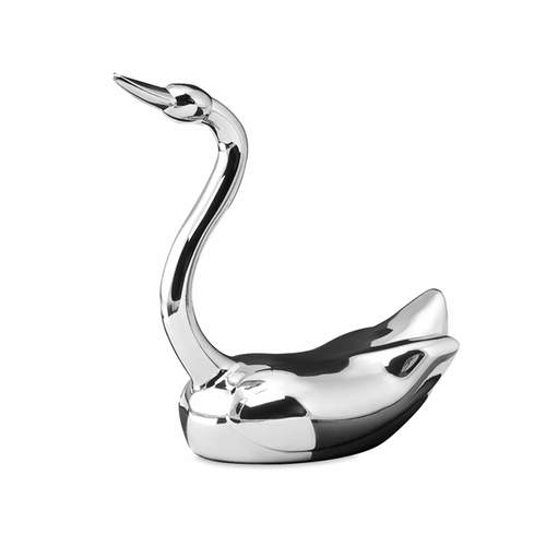 Porte bague cygne métal