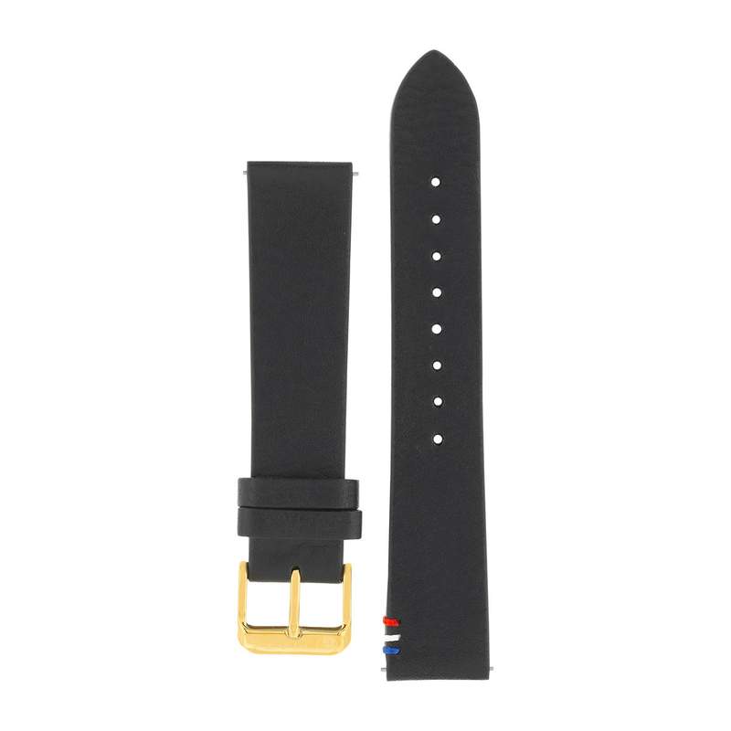 Bracelet de montre cuir noir - vue 1