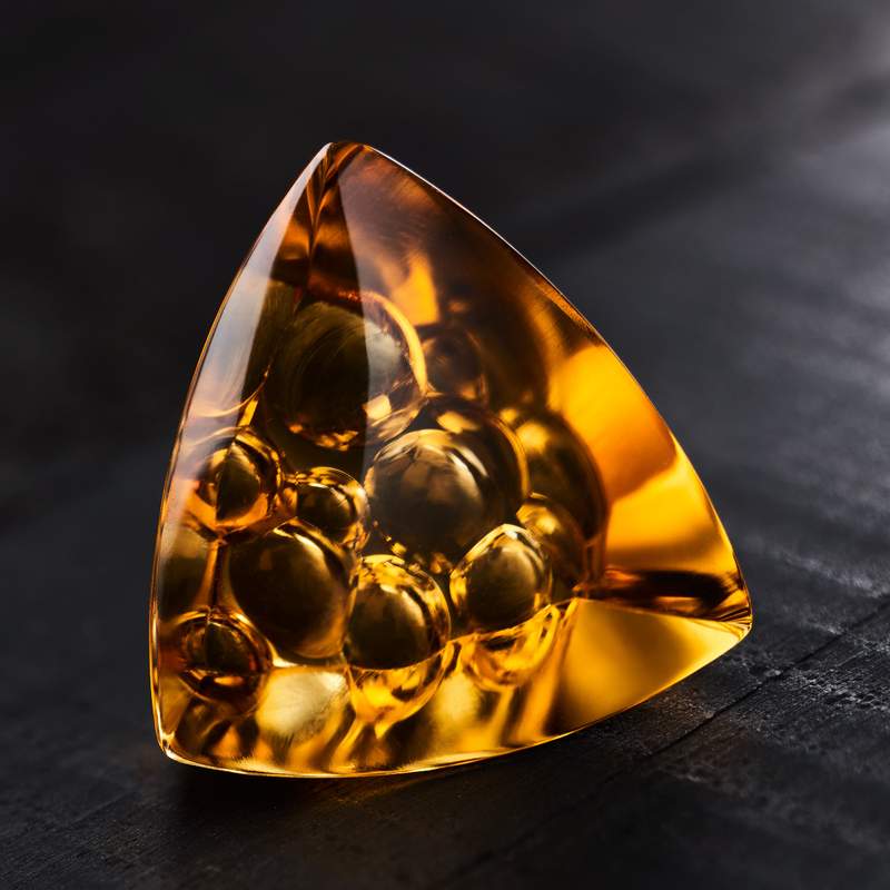 Citrine Troidia bulles - vue D1