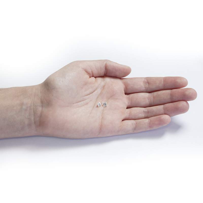 2 DIAMANTS carrés 0.77 ct. - vue D2