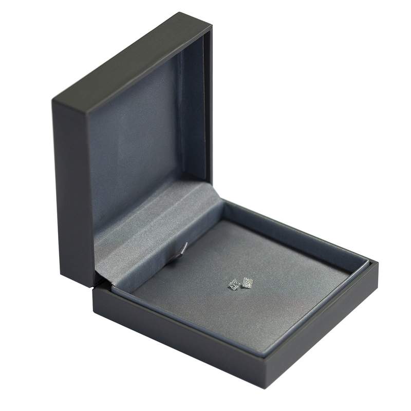 2 DIAMANTS carrés 0.77 ct. - vue E1