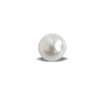 Perle blanche des mers du Sud, ronde diamètre 13 mm. - vue V1