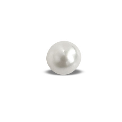 Perle blanche des mers du Sud, ronde diamètre 13 mm. - vue 1
