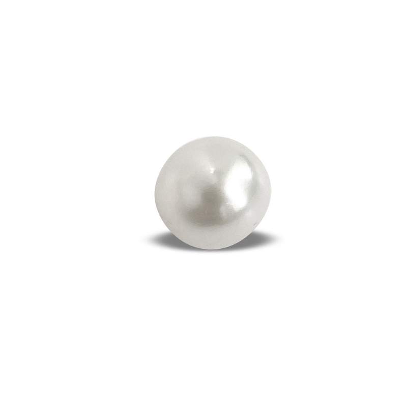 Perle blanche des mers du Sud, ronde diamètre 13 mm. - vue 1