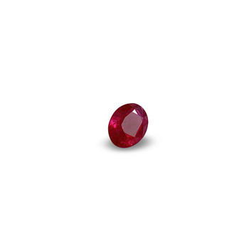 RUBIS rouge, forme ovale, 1.27 ct.