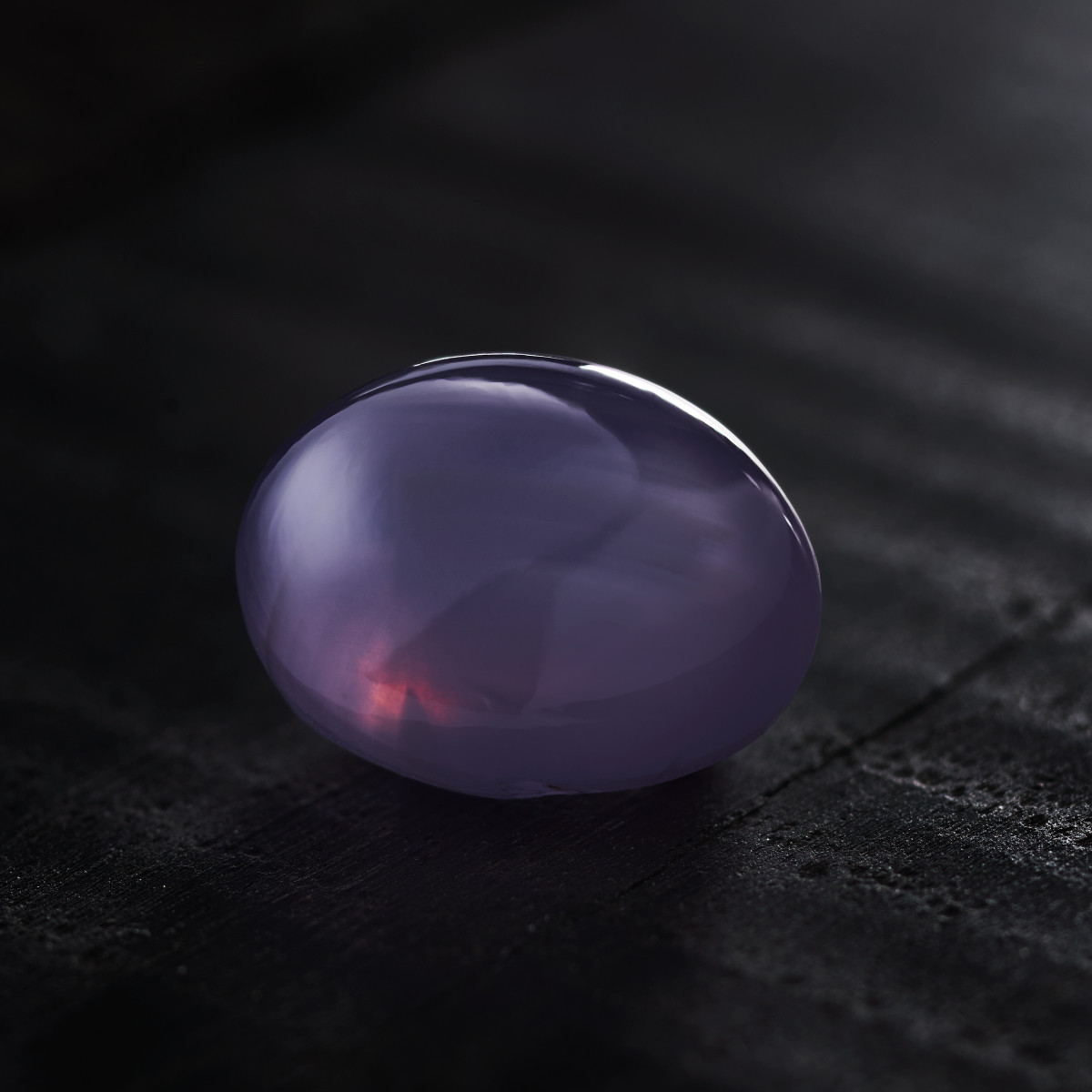 Saphir violet, fome cabochon, étoilé, 6.85 ct. - vue D3