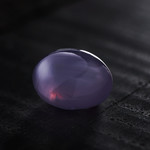 Saphir violet, fome cabochon, étoilé, 6.85 ct. - vue D3