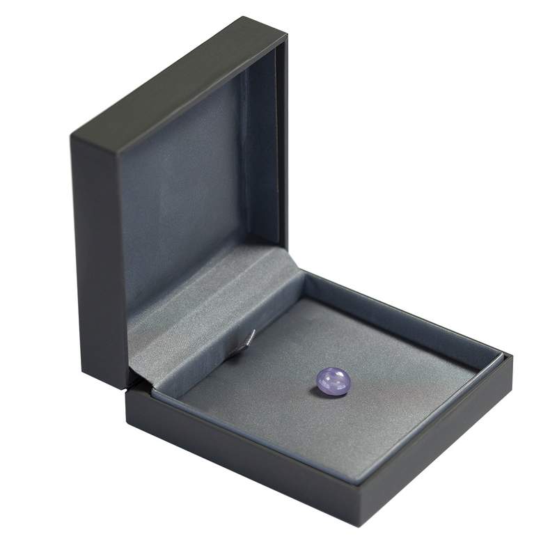 Saphir violet, fome cabochon, étoilé, 6.85 ct. - vue E1