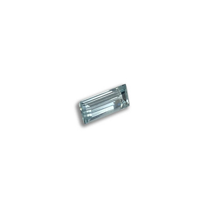 Aigue marine rectangle 3,89 ct - vue 1