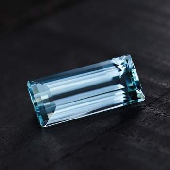 Rectangle aquamarine 3.89 ct